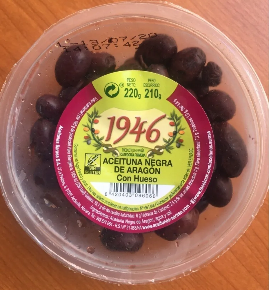 Aceituna negra de Aragón
