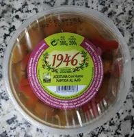 Aceituna con hueso partida al ajo