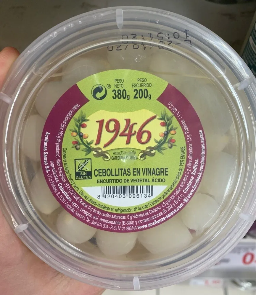 Cebollitas en vinagre