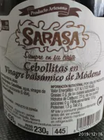 Cebollitas en vinagre balsámico de modena