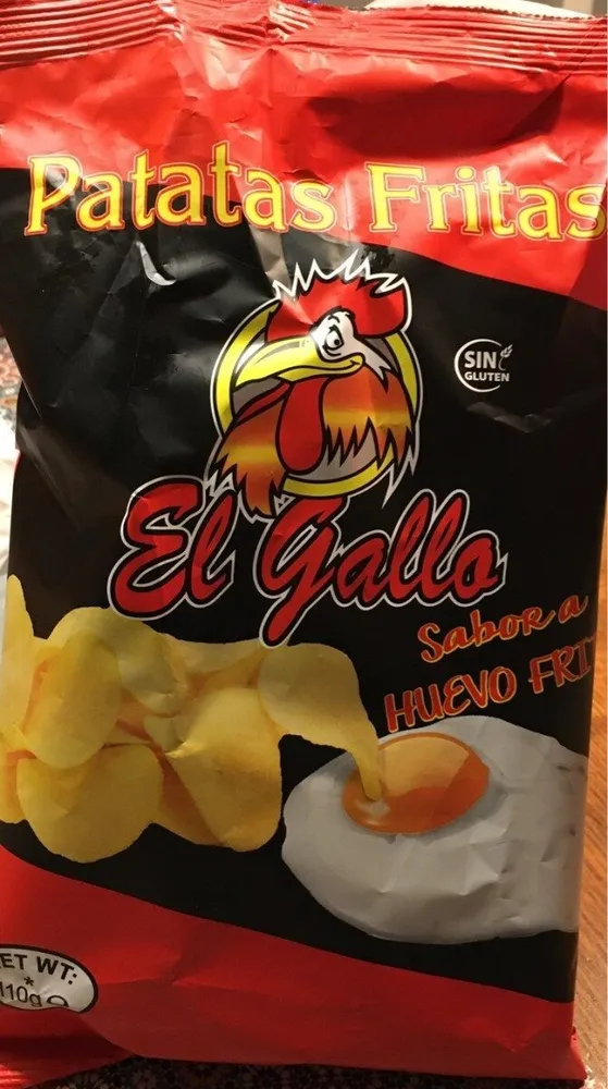 Patatas fritas sabor huevo frito