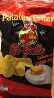 Patatas fritas sabor huevo frito
