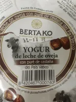 Bertako con puré de castaña