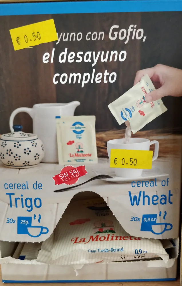 Gofio de trigo