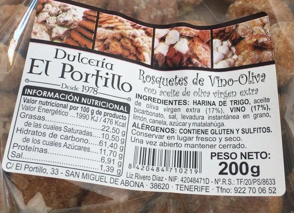 Rosquetes de vino aceite de oliva