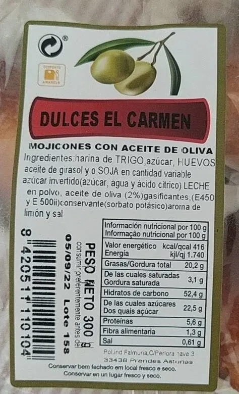 Mojicones con Aceite de Oliva
