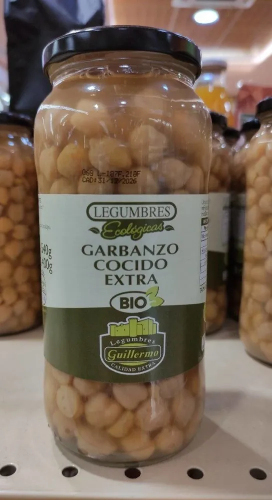 Garbanzo cocido extra