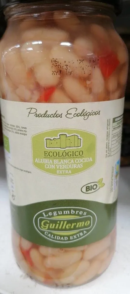 Alubia blanca cocida con verduras extra