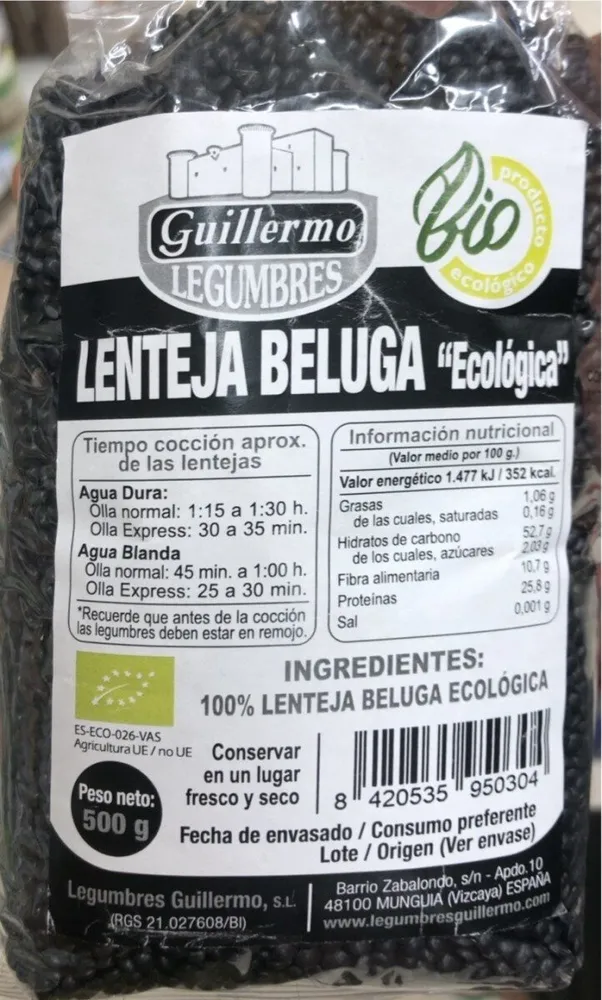Lenteja beluga