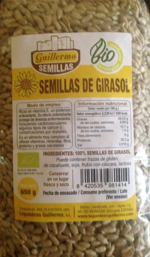 Semillas de girasol