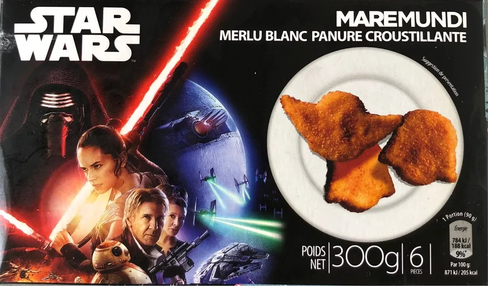 Merlu Blanc Panure Croustillante Star Wars