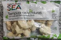 Tempura de verduras con cola de gambón