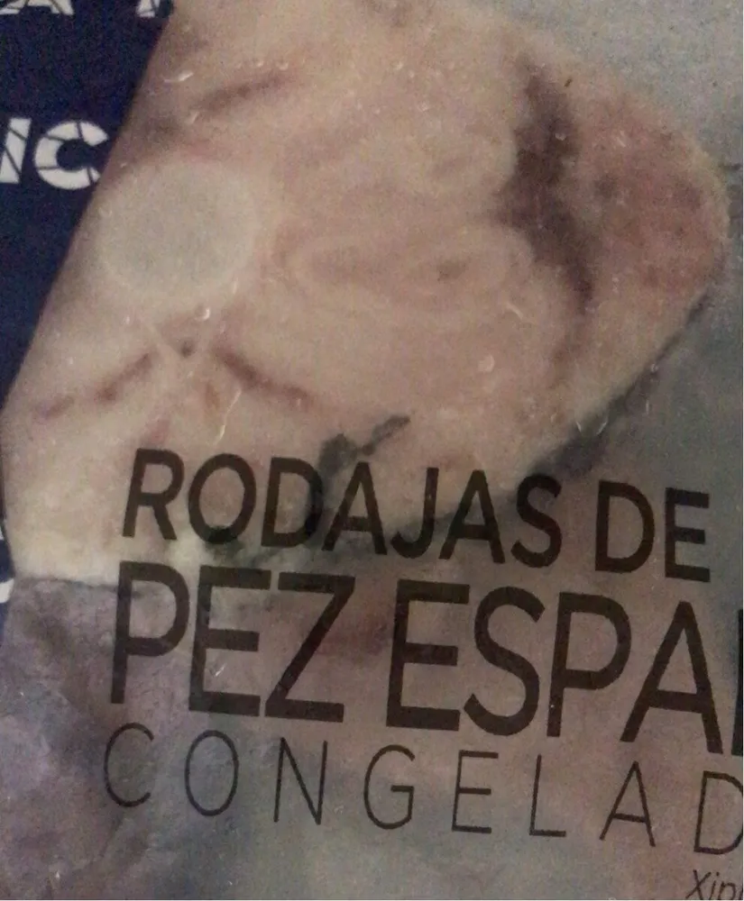 Rodajas de pez espada congeladas