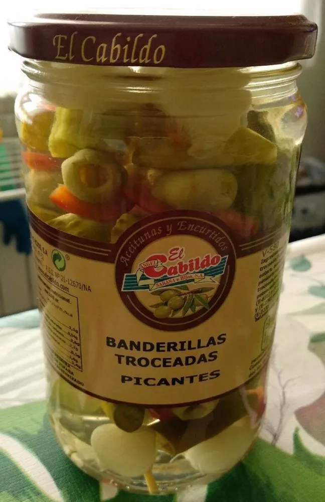 Banderillas troceadas picantes