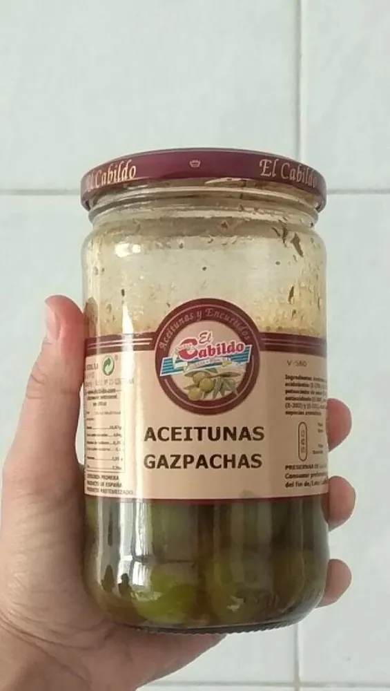 Aceitunas gazpachas