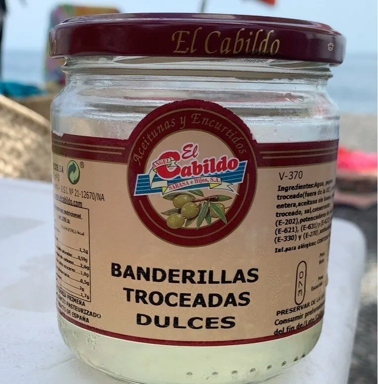 Banderillas troceadas dulces