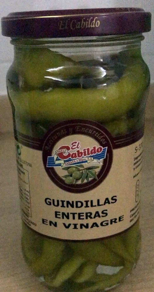 Guindillas enteras en Vinagre