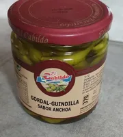 Aceitunas Gordal-Guindilla sabor anchoa