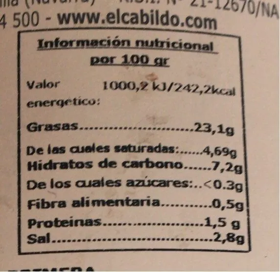 Aceitunas verdes machadas
