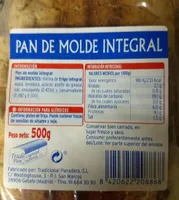 Pan de Molde Integral