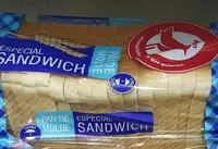Pan blanco sandwich