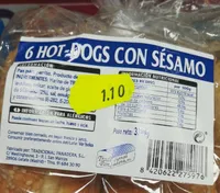6 HOT-DOGS CON SÉSAMO