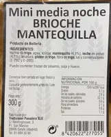 Mini media noche BRIOCHE MANTEQUILLA
