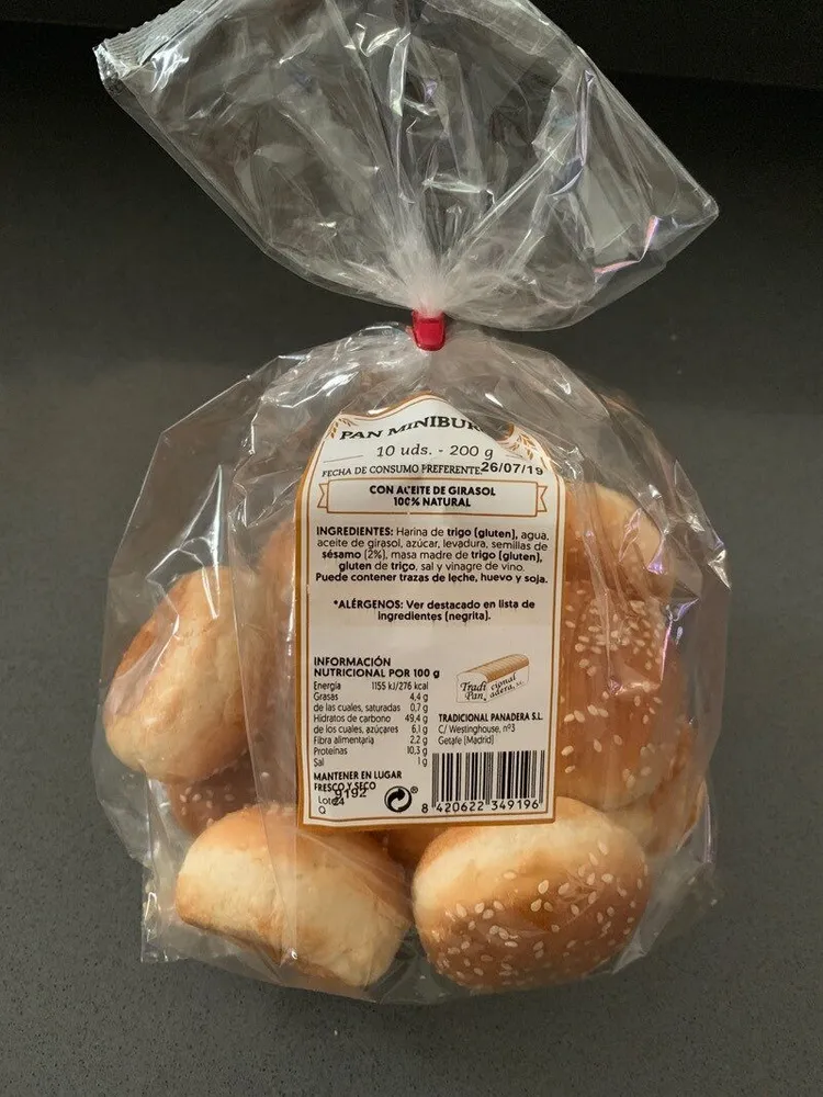 pan mini burguer