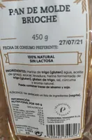 Pan de molde brioche