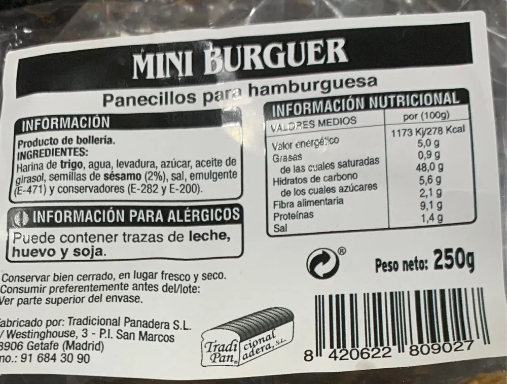 Mini burguer (panecillos)