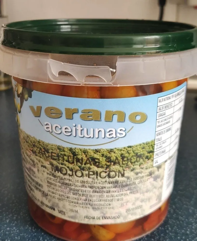 Aceituna sabor mojo picon