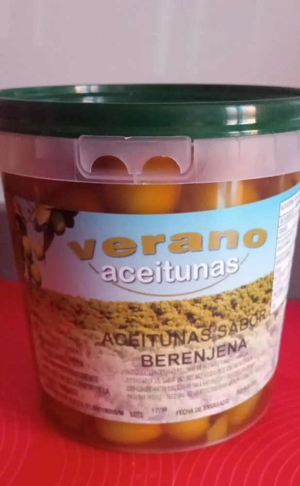 Aceitunas sabor berenjena
