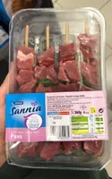 Brocheta de pavo
