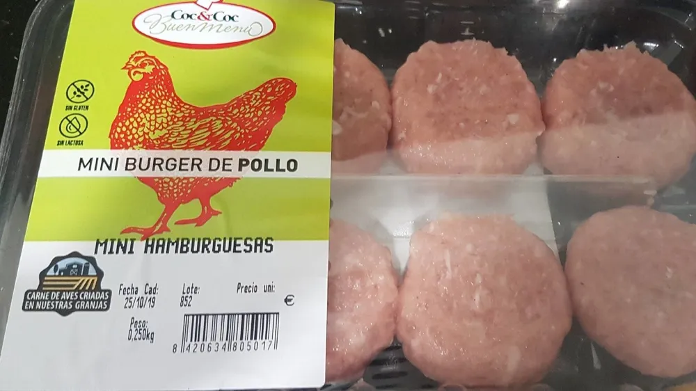 MINI BURGER DE POLLO