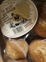 Magdalena integral de fibra y azúcar moreno