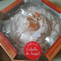 Ensaimada rellena de cabello de angel