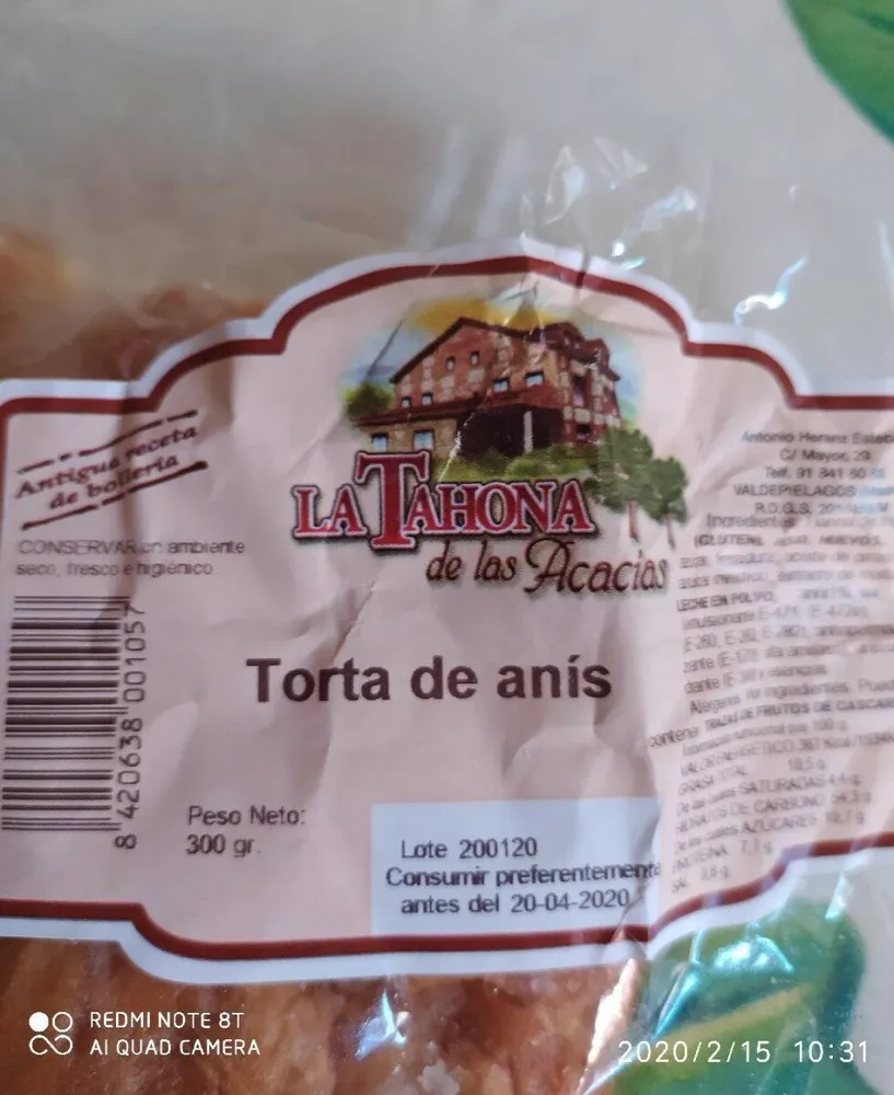 Torta de anis