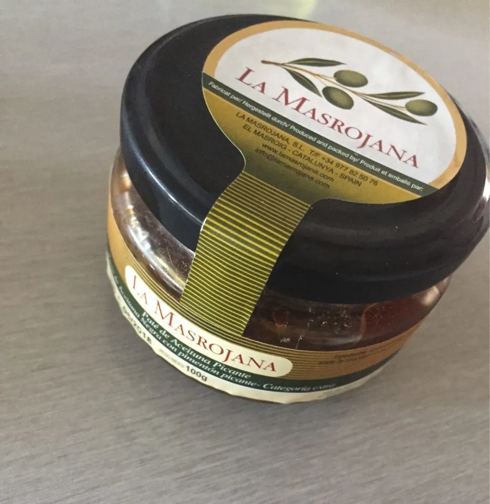 Paté de aceituna piquante
