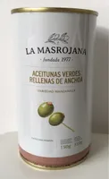 Aceitunas Verdes rellenas de anchoas