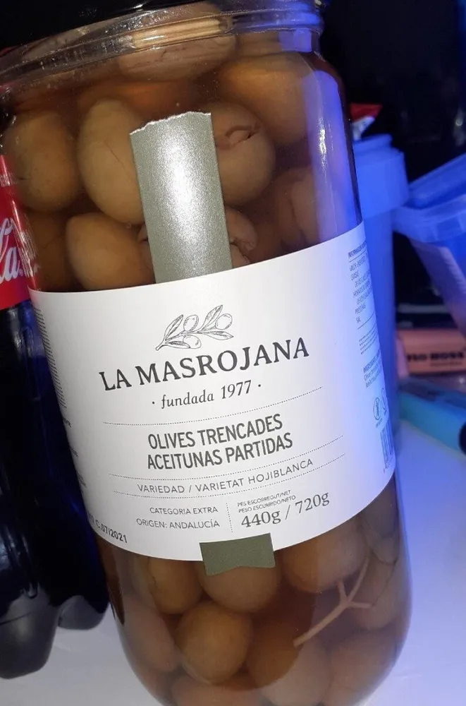 Aceitunas Partidas La Masrojana 720G