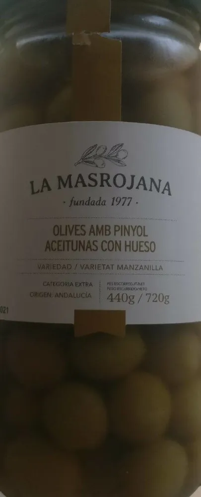 Aceitunas con hueso