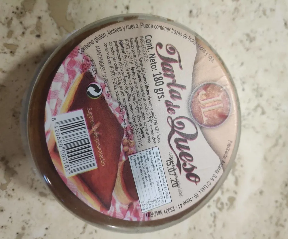 Tarta de queso