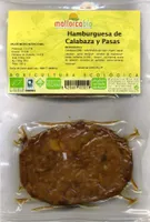 Hamburguesas vegetales Calabaza y pasas
