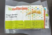 Veggie burger de espinacas