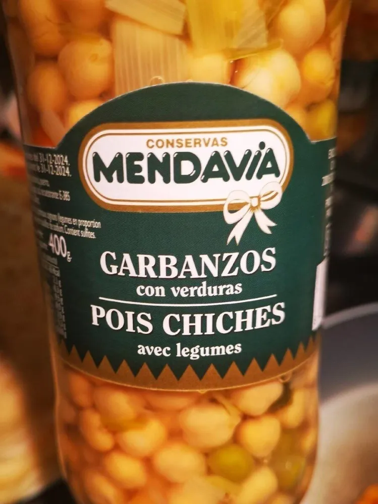 Pois chiches aux legumes