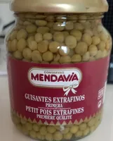 Mandaría guisantes extrafinos