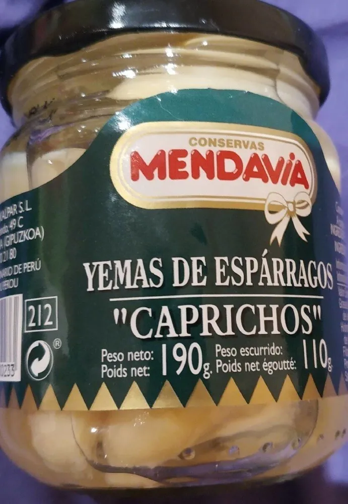YEMAS DE ESPARRAGOS