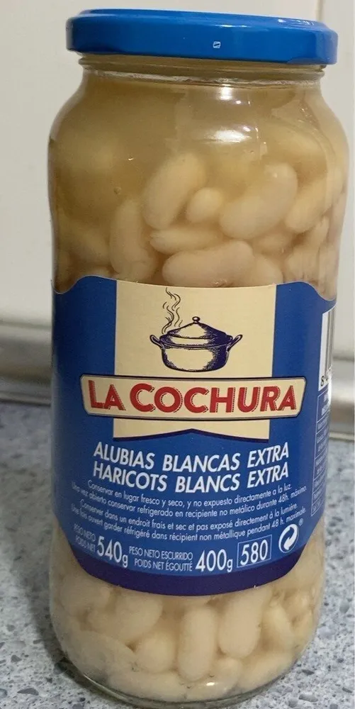 Alubias blancas cocidas