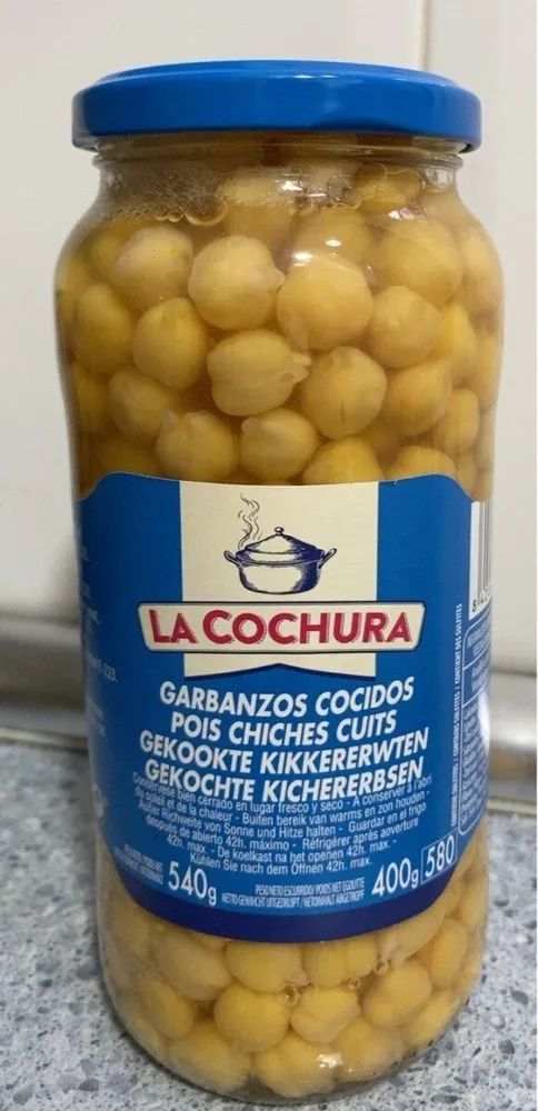 Garbanzos cocidos