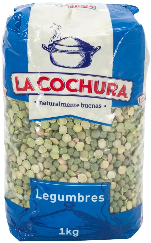 Guisantes verde partido